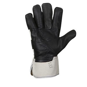 Guantes DE SEGURIDAD DE CUERO dividido de vaca canadiense para trabajos de jardinería y construcción de almacenes - Product Image 1