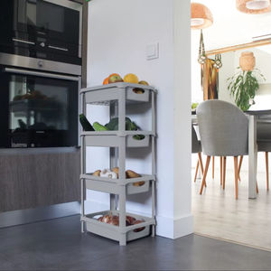 Présentoir standard avec 3 et/ou 4 étagères empilables en plastique - Product Image 1