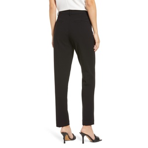 Pantaloni a sigaretta da donna Halogen(R) neri, taglia 16, a vita alta, traspiranti e antipiega, ideali per l'ufficio in autunno - Product Image 2