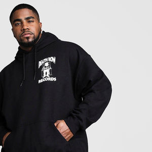 Suéter de algodón 100% de alta calidad para hombre, sudaderas con capucha de invierno impresas con logotipo personalizado, forro ecológico transpirable en blanco - Product Image 6