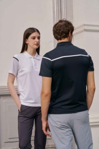 LEFONSE Premium 100% Microfibre Casual T-Shirt M4100 Unisexe Adulte Eco Dye Respirant Regular Fit Fast Drying 160gsm Solid Blank - Product Image 4