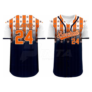Uniforme de béisbol de diseño único fabricado en Pakistán, logotipo personalizado impreso de talla grande y transpirable, venta en línea - Product Image 2