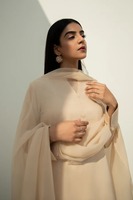 Shalwar Kameez long élégant et moderne pour femmes |   Robe de soirée tendance, design ethnique moderne, haute qualité, 2 pièces, anti-humidité