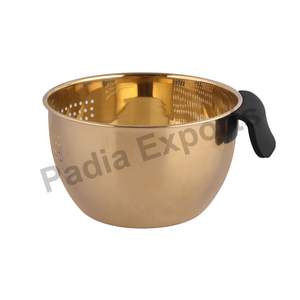 Juego de Tazones Medidores de Acero Inoxidable Ultra Duradero Japonés, 3 Coladores, Elegante y Versátil, Esencial para la Cocina, Certificado LFGB - Product Image 3