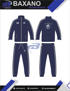 Conjunto Deportivo Estampado de Invierno de la Universidad Estatal de Jackson, Chaqueta y Pantalones Deportivos Universitarios, 100% Poliéster Ligero - Product Image 6