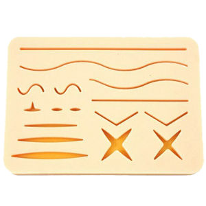 Precio al por mayor, superventas, kit de sutura manual personalizado, almohadillas de entrenamiento de silicona de 3 capas, instrumento médico con certificación CE, de por vida. - Product Image 2