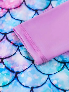 Nuevo diseño niñas niños Surf pantalones cortos traje de baño 100% poliéster/Spandex traje de baño de una pieza estampado sólido playa Baño - Product Image 5