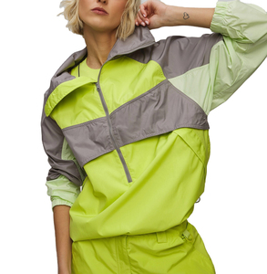 Chándal cortavientos OEM para mujer, ropa deportiva cortavientos personalizada para correr, chándal informal de moda para mujer, chaquetas y pantalones de talla grande para mujer - Product Image 3