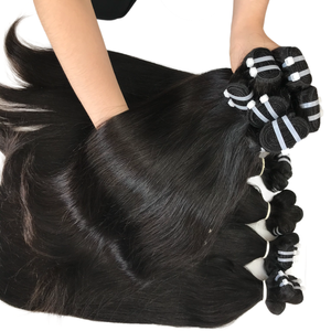 Meilleure vente 100% cheveux vierges naturels droits à un donneur vietnamiens bruts non traités à la machine Double trame Stock de cheveux de toutes tailles - Product Image 4