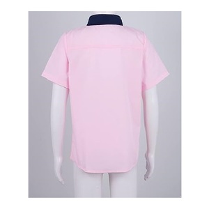 Meilleure vente Oversize décontracté à manches courtes chemise pour enfants élégant polo de couleur unie orienté vers l'exportation prix d'usine Bangladesh garçons - Product Image 4