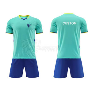 Meilleures ventes : Ensembles d'uniformes de football à prix abordable, respirants, 100 % polyester, design personnalisé, unisexe, pour adultes, manches courtes, haute qualité - Product Image 2