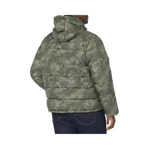 Blousons matelassés pour hommes, style urbain, personnalisables, 2025, à capuche, coupe ajustée, en laine courte, chauds, écologiques et chauffants - Product Image 2