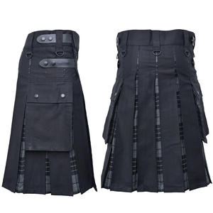 Meilleures ventes Kilts en cuir décontractés de haute qualité Nouveaux styles à la mode Service OEM Vente en gros Meilleurs prix - Product Image 6