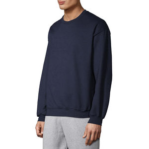 OEM High Quality Men's Custom Solid Sweatshirt Oversized <b>Drop</b> Shoulder Pullover Style Casual 360g Polyester/Cotton Winter - Product Image 4