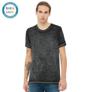 Logotipo personalizado DTG impresión ligera 100% algodón gráfico camiseta para hombres - Product Image 1