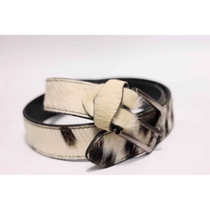 Cinturones de Cuero Genuino para Hombre y Mujer, Diseño Vintage con Patrón de Piel de Vaca, Impermeables, Duraderos, para un Estilo Casual y Urbano - Product Image 5