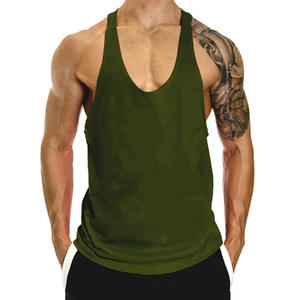 Men's Sveless Tank Tops for Gym Workout Casual Sportswear <b>Singlet</b> for <b>Running</b> for Home Use - Product Image 1
