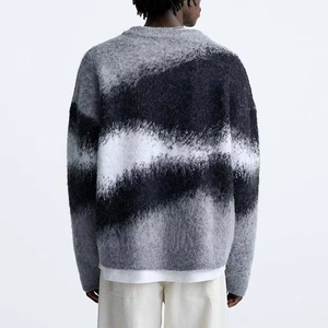 <b>Men's</b> Premium Quality Acrylic Sweater Top Trending Unique Design Full Sleeves Breathable Hot Selling for Autumn Front - Product Image 2