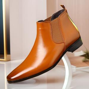 Zapatos Casuales Ligeros con Plantilla Absorbente de Sudor y Estructura Flexible, Zapatos Diarios para Hombre, Zapatos de Cuero - Product Image 6