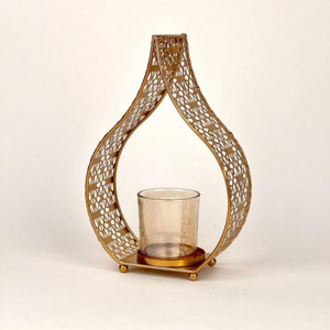 Custom Designed Luxury Metal Tea <b>Light</b> Candle Holders Both Table and Wall <b>Hanging</b> Lanterns for Home and <b>Garden</b> Decor - Product Image 2