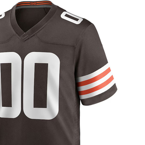 2025 nouveau fabricant d'usine maillots de football américain imprimés courts légers de qualité supérieure 100% Polyester respirant - Product Image 4