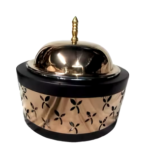 Diseño moderno, plato de frotamiento de Metal, cazuelas, calentamiento de alimentos, a prueba de fugas, decoración de eventos de alta calidad - Product Image 4