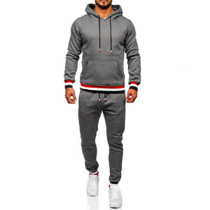 Chándal de hombre de calidad superior de algodón de invierno OEM personalizado Anti entrenamiento Logo estilo conjuntos ropa deportiva - Product Image 1