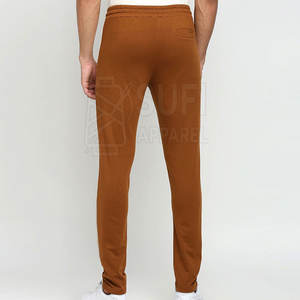 ชุดกีฬาลำลองสำหรับผู้ชายกางเกงวิ่งตรงเป็นมิตรกับสิ่งแวดล้อมผ้าคอตตอน100% เอวระบายอากาศได้ดีเหมาะสำหรับฤดูหนาวกันลม - Product Image 3