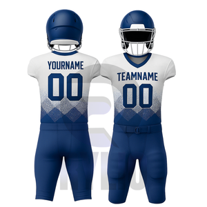 Maillots et pantalons de football américain personnalisés uniformes d'équipe en tissu respirant de haute qualité pour adultes et jeunes joueurs - Product Image 6