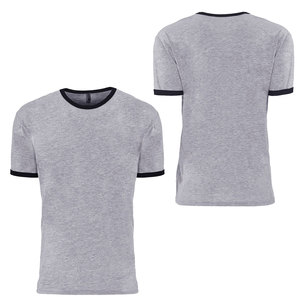 เสื้อยืดริงเกอร์แขนสั้นสำหรับ3604เครื่องแต่งกายระดับสำหรับทุกเพศเสื้อ100% ผ้าฝ้ายถักทันสมัยพอดีตัว - Product Image 1