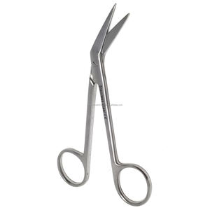 Tijeras Quirúrgicas Dentales para Encías Iris de 4.5" Anguladas, Micro Tijeras para Tejido de Acero Inoxidable, Manuales, Certificación CE ISO, OEM ODM, Venta al por Mayor - Product Image 2