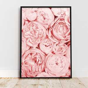 Impresión Artística de Flores en Formato DIN A4 para Decoración de Pared, Elegante Diseño de Naturaleza Muerta - Product Image 3