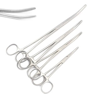 Pinzas de Trinquete, Instrumento Quirúrgico Autoclavable de Acero Inoxidable, Mecanismo de Bloqueo Manual Fuerte, Instrumento Médico - Product Image 1