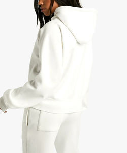 Sudaderas Extra Grandes para Mujer con Diseño Personalizado, Lavado Ácido, Felpa de Algodón Grueso, Ropa Casual de Primavera, Sudaderas OEM con Logotipo y Color Personalizados - Product Image 4