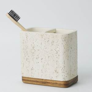 Ensemble de salle de bain en résine époxy de luxe moderne de haute qualité, design personnalisable poli, porte-brosse à dents imperméable - Product Image 4