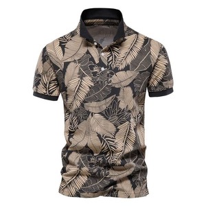 Ropa de Verano para Hombre 2025, Camiseta Casual de Algodón Estampado de Punto, Elegante, de Alta Calidad, con Bordado Personalizado y Logotipo Personalizado - Product Image 2
