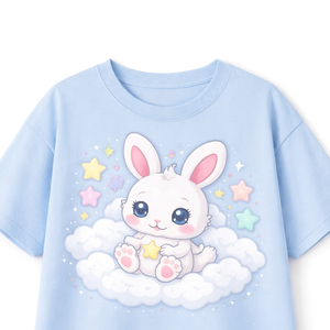 T-shirts personnalisés pour enfants 100% coton, col rond, manches courtes, écologiques, haut d'été respirant, tee-shirt décontracté pour garçons et filles - Product Image 3