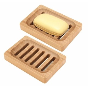 Boîte à savon en bois d'acacia, boîte à savon antique, idéale pour les amoureux des produits naturels, boîte à savon en bambou de qualité supérieure, Inde - Product Image 1