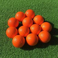 Yüksek kalite özel Logo üretan Golf topları yumuşak LED spor/eğitim/maç kauçuk Surlyn tüm seviyeleri için PVC/PU compositler