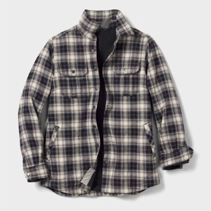Chaqueta de franela a cuadros para hombre a la moda: elegante chaqueta de camisa a cuadros para otoño e invierno, ropa de abrigo abotonada cálida e informal - Product Image 1