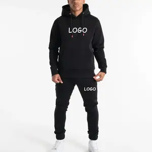 Conjunto de Pantalones Deportivos y Sudadera de Alta Calidad, Traje Deportivo con Logotipo Personalizado, Pantalones Deportivos con Bordado de Parches, Lavado Ácido - Product Image 6