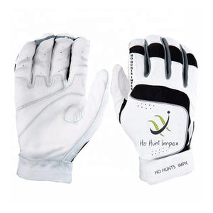 ถุงมือตีเบสบอลหนังแท้ระบายอากาศปรับแต่งได้สำหรับซอฟท์บอลและเบสบอลสำหรับเหยือก - Product Image 1