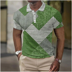 Camiseta Polo de Hombre de Poliéster y Algodón, Ligera, Transpirable, Talla Grande, Corte Holgado, Tinte Liso, Logotipo Personalizado, Venta Caliente, Diseño Personalizado OEM - Product Image 4