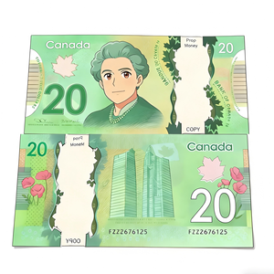 Faux billets canadiens réalistes en vrac, billets de dollars canadiens double face, vente chaude, ULTRATHIN, imperméables, en soie 0,08 mm - Product Image 4