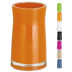 Spirella Sydney Collection, Portaspazzolino 7 x 12 cm, Acrilico, Arancione - Product Image 2