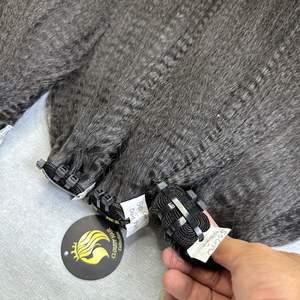 Cloudyhaircollection's Prêt-à-EXPÉDIER 100% Naturel Kinky Straight Yaki Extension de Cheveux Humains Bruts Frontal Vietnam pour les Femmes - Product Image 2