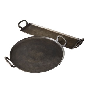 ถาดเสิร์ฟอะลูมิเนียมพรีเมียมพร้อมหูจับทันสมัยสำหรับเสิร์ฟบนโต๊ะกาแฟและตกแต่ง - Product Image 1