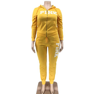 ชุดวอร์ม2ชิ้นสำหรับวิ่งชุดวอร์มคาร์ดิแกนสำหรับผู้หญิงเสื้อผ้าฤดูหนาวฤดูใบไม้ร่วงชุดวิ่งกางเกงวอร์มคาร์ดิแกน - Product Image 2