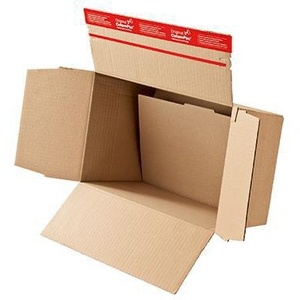 ColomPac Shipping Carton 22.9 X 5-11.5 X 16.4 cm Internal Dimensions 23.8 X 6-13 X 17 cm External Dimensions Kraftliner Wrap - Product Image 4