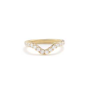 Anillo Elegante con Diamante Redondo Refinado, Corte Brillante, Diamante Cultivado en Laboratorio D-F VVS1-VS2, en Oro de 14K y 18K, para Uso Diario - Product Image 1